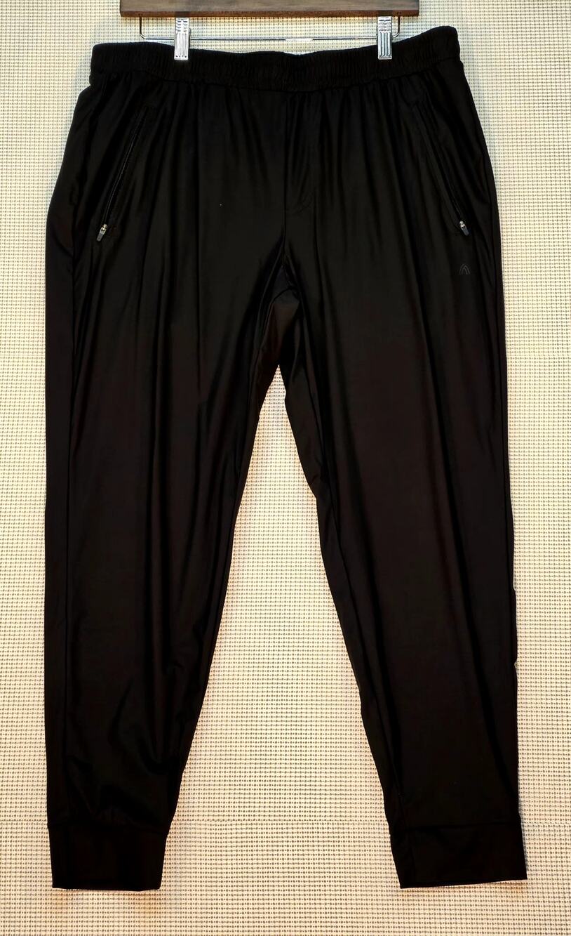 Ash & Eri Hybrid Jogger Pants Black Mens XXL 27" 28" 29" Inseam Short King